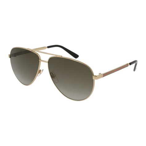 gucci brown gradient aviator sunglasses gg0137s 001 61|Gucci Sunglasses, GG0137S .